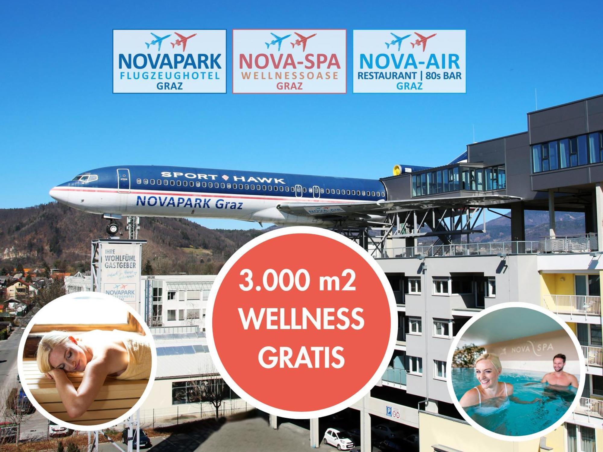 Novapark Flugzeughotel Graz Exterior photo